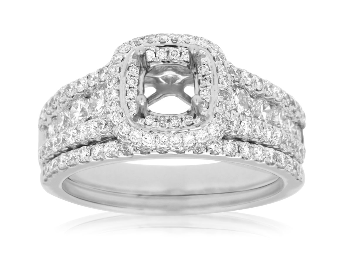 SEMI MOUNT WITH WEDDING RING