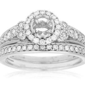 SEMI MOUNT WITH WEDDING RING