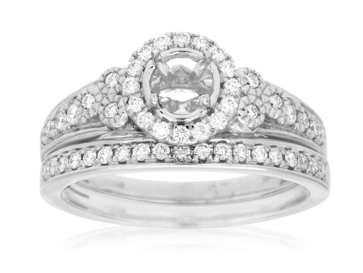 SEMI MOUNT WITH WEDDING RING