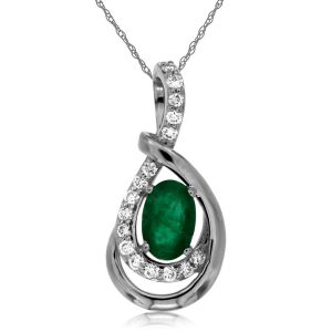 EMERALD & DIAMOND PENDANT