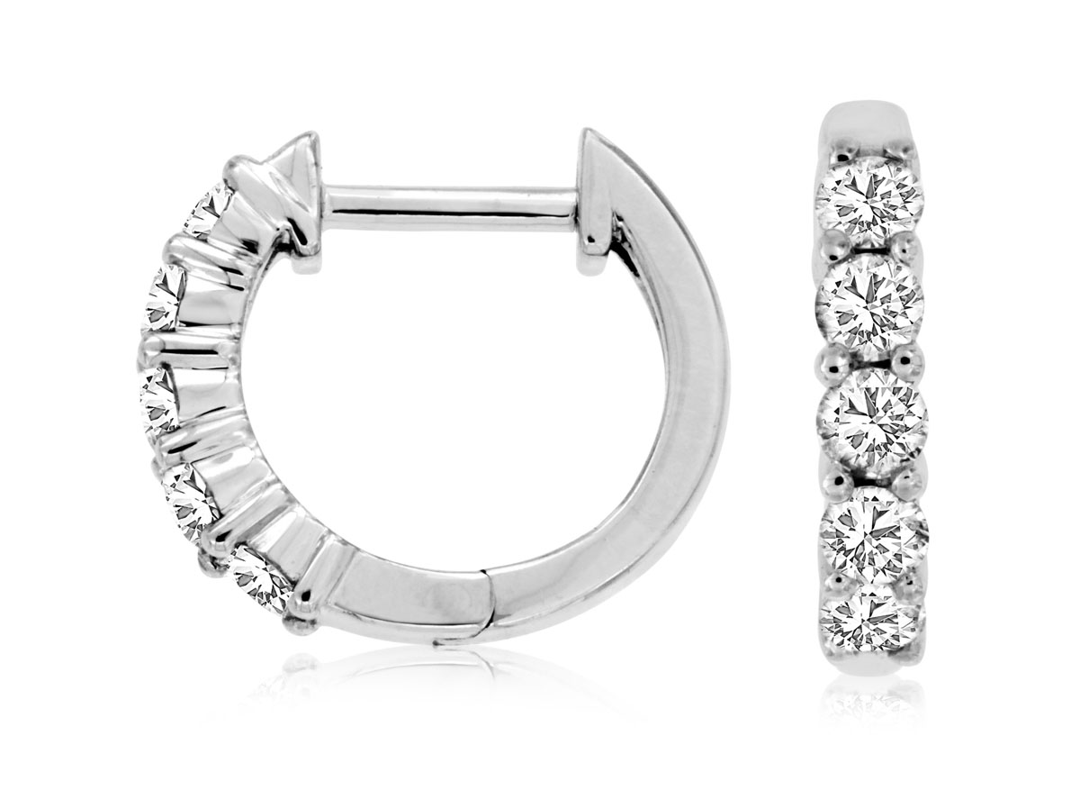 DIAMOND HOOPS 12MM