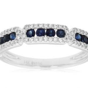 SAPPHIRE & DIAMOND RING