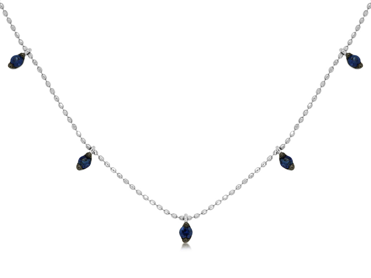 SAPPHIRE NECKLACE 13 STATION
