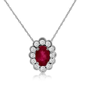 RUBY & DIAMOND NECKLACE