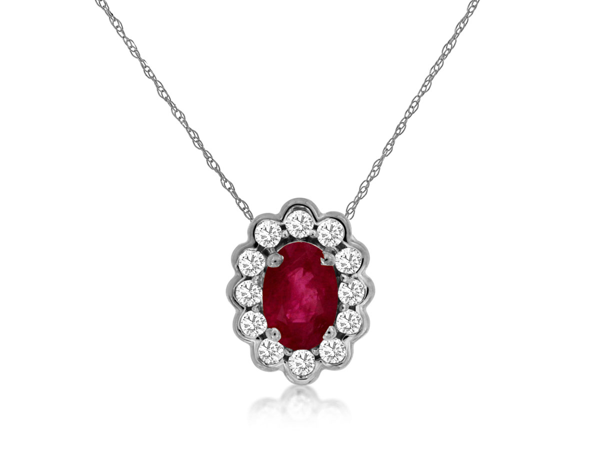 RUBY & DIAMOND NECKLACE