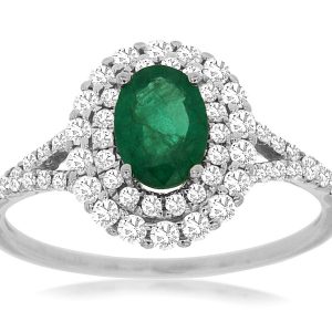 EMERALD & DIAMOND RING