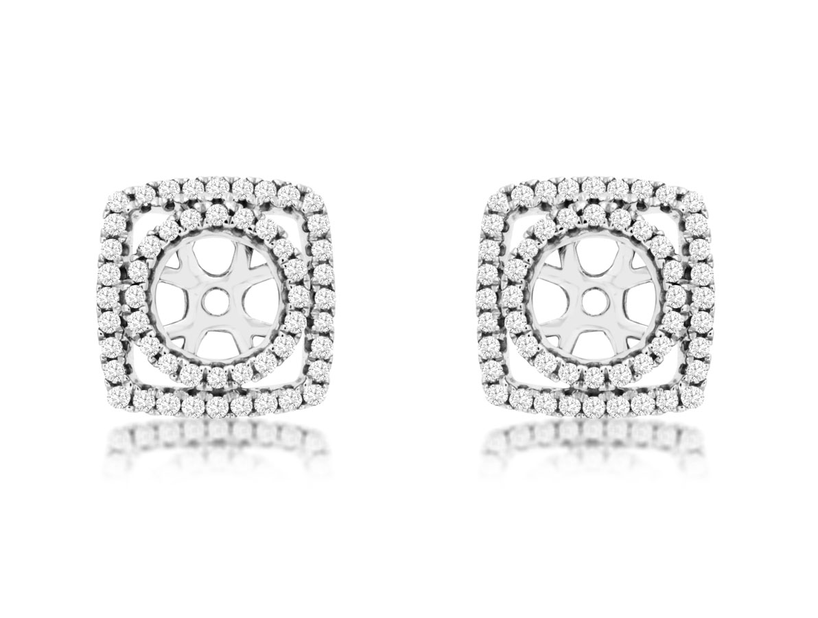 DIAMOND EARRING JACKETS 5.5MM