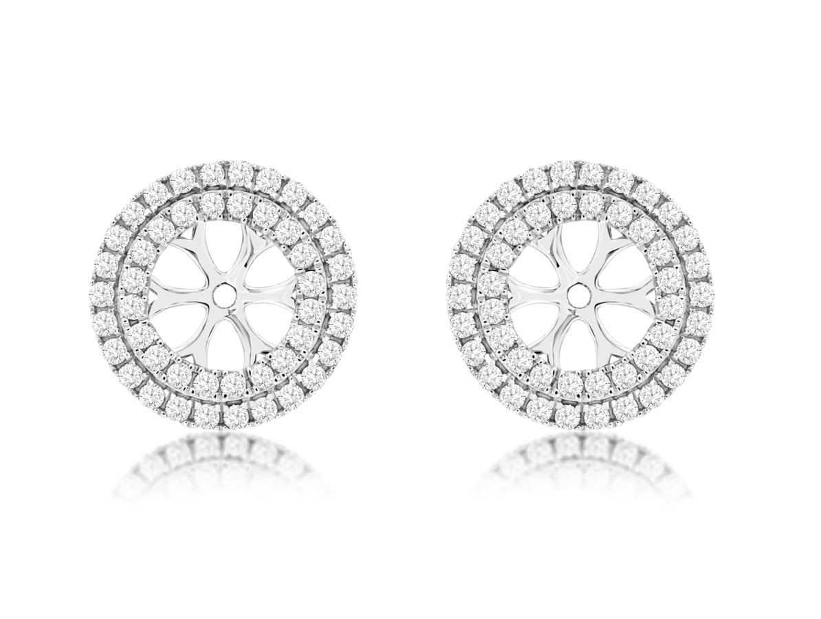 DIAMOND EARRING JACKETS 7MM
