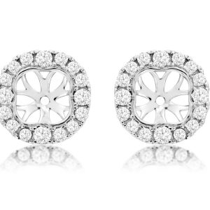 DIAMOND EARRING JACKETS 7MM
