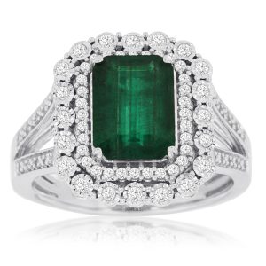 EMERALD & DIAMOND RING