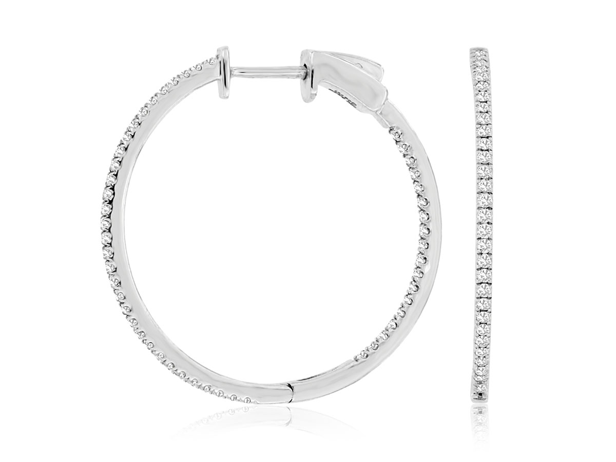 DIAMOND HOOPS 28MM