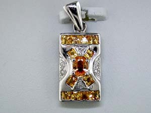YELLOW SAPPHIRE & DIAMOND RING