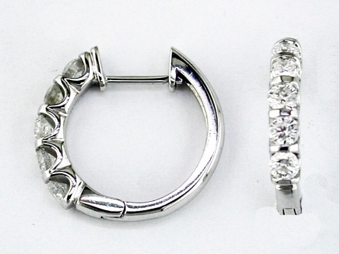 DIAMOND HOOPS 18MM