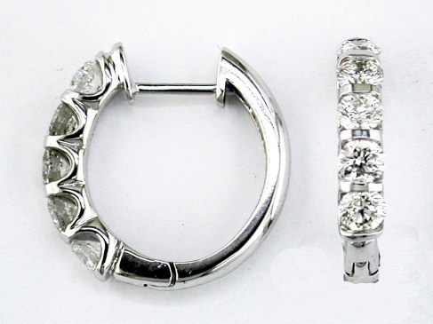 DIAMOND HOOPS 20MM