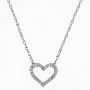 DIAMOND HEART NECKLACE