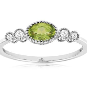PERIDOT & DIAMOND RING