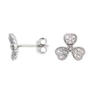 DIAMOND CLOVER EARRING