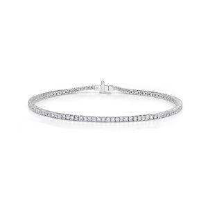 Classic 4-Prong Line Bracelet 1.50ctw approx.
