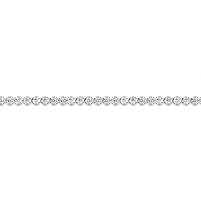 Bezel Diamond Line Bracelet 1ctw approx.