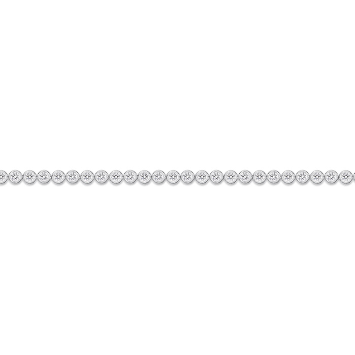 Milgrain Diamond Line Bracelet 1ctw approx.