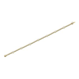 Bezel Station Diamond Line Bracelet 3ctw approx.