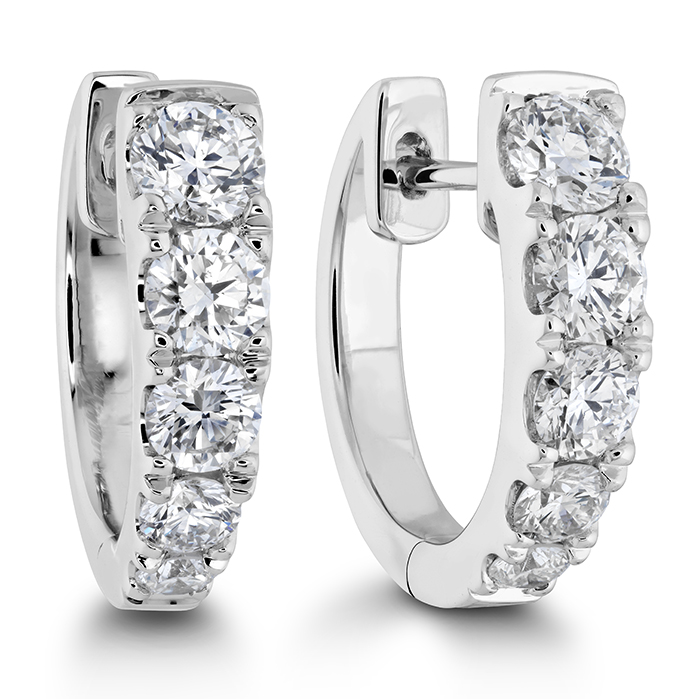 Graduated Diamond Huggies .90ctw approx.