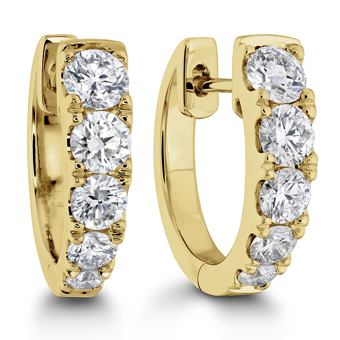 Graduated Diamond Huggies .90ctw approx.