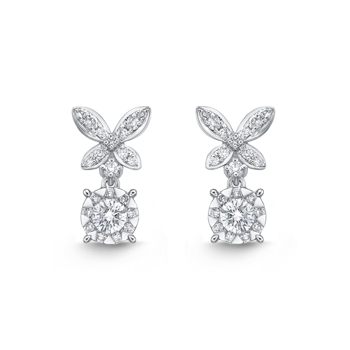 Diamond Bouquets Fashion Earrings, 1st Ser., Mdl 66