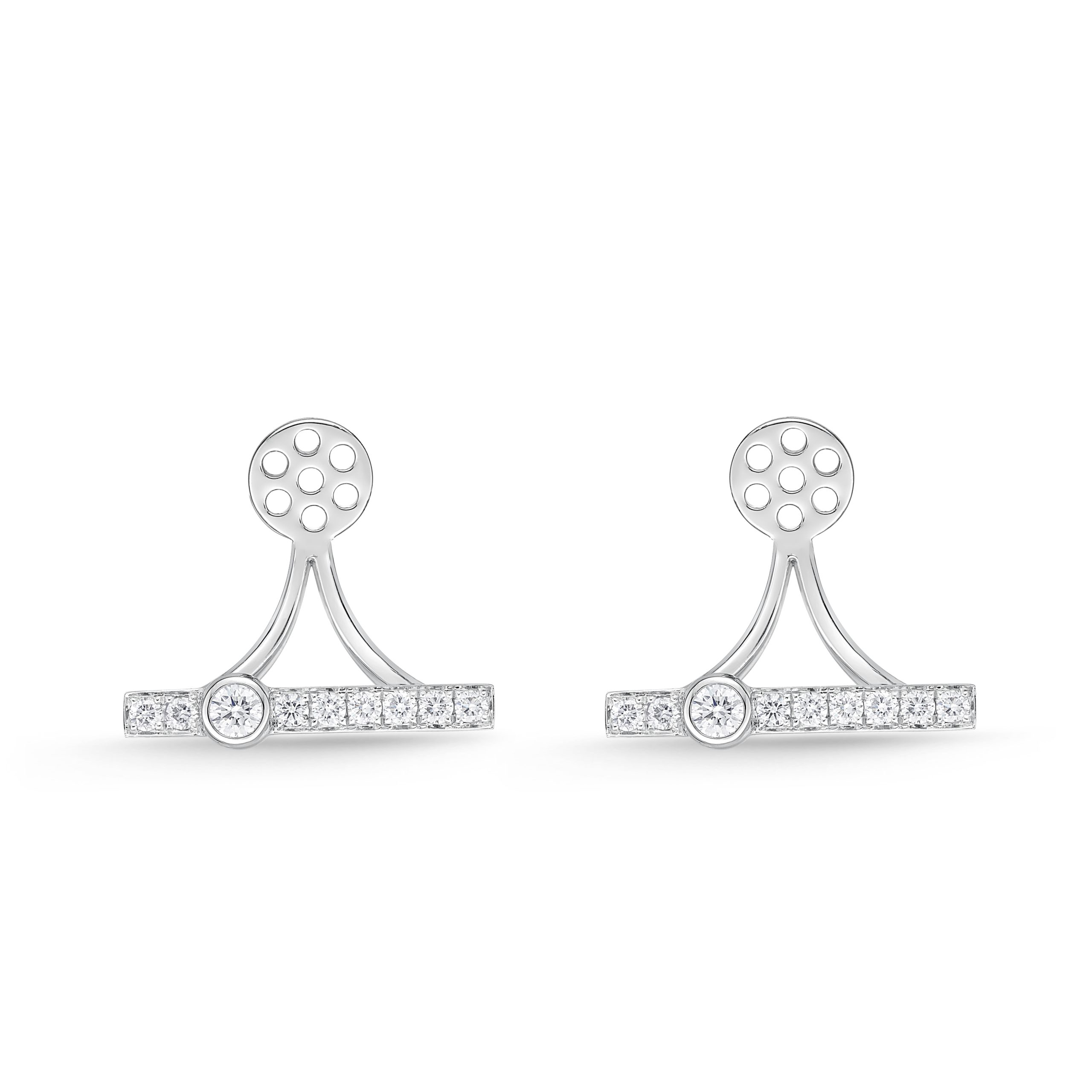 Stack'em Up Fashion Jacket / Jacket Earrings, , Mdl 04