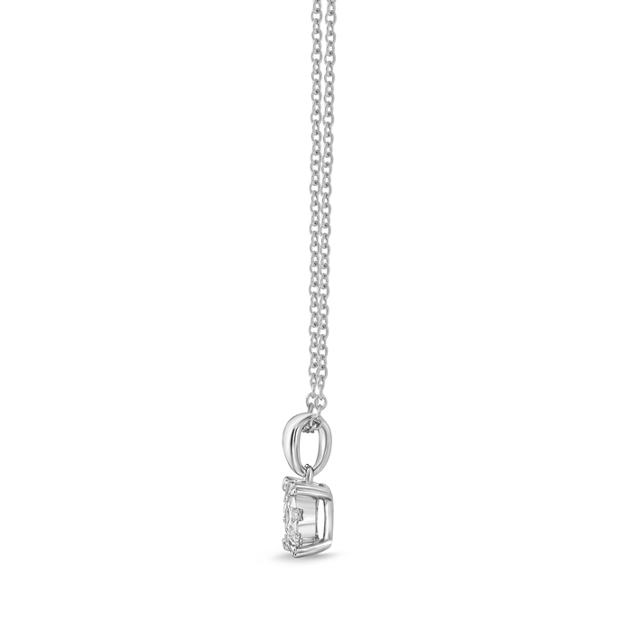 Diamond Bouquet Necklace 1ct LOOK