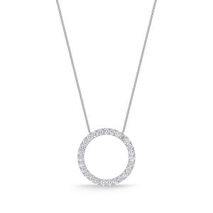 Diamond Circle Necklace