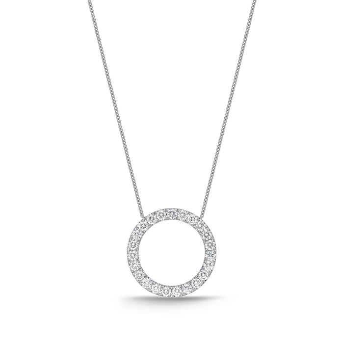 Diamond Circle Necklace