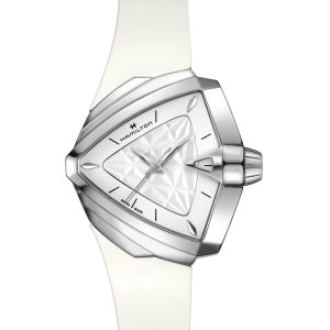 Hamilton VENTURA S – WHITE DIAL – WHITE RUBBER ST