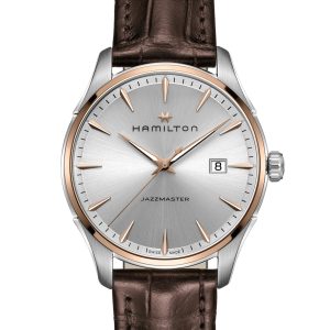 Hamilton JAZZMASTER GT QTZ 40M SIL 4N IND BRW LTH