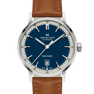 Hamilton INTRAMATIC AUTO 40MM BL BW LTHR