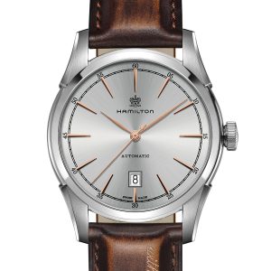 Hamilton SPIRIT OF LIBERTY SIL 4N INDEX/BRW LEATH