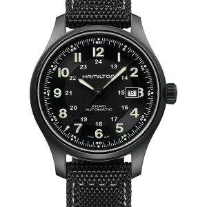 Hamilton KHAKI FIELD TITANIUM PVD BLK 42MM BLK-BL