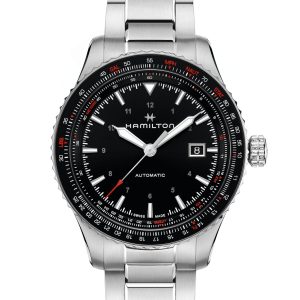 Hamilton KH PILOT  CONVERTER 42MM SS BLK DIA
