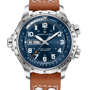 Hamilton KHAKI XWIND DD BL BN LTH ST
