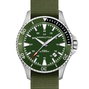 Hamilton KH NAVY SCUBA AUT 40MM GRN DIA NATO STRP