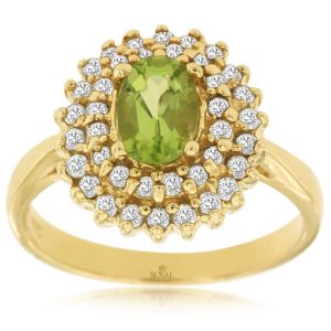 PERIDOT & DIAMOND RING