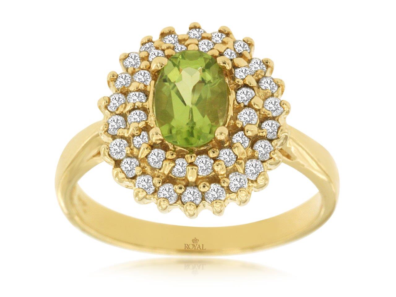 PERIDOT & DIAMOND RING