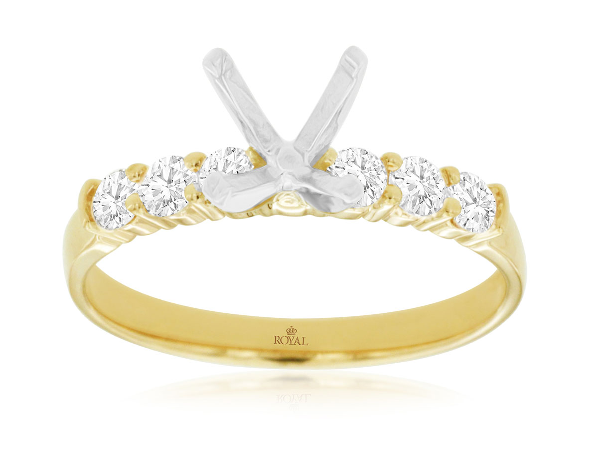 ENGAGEMENT (NO CENTER ST) RING