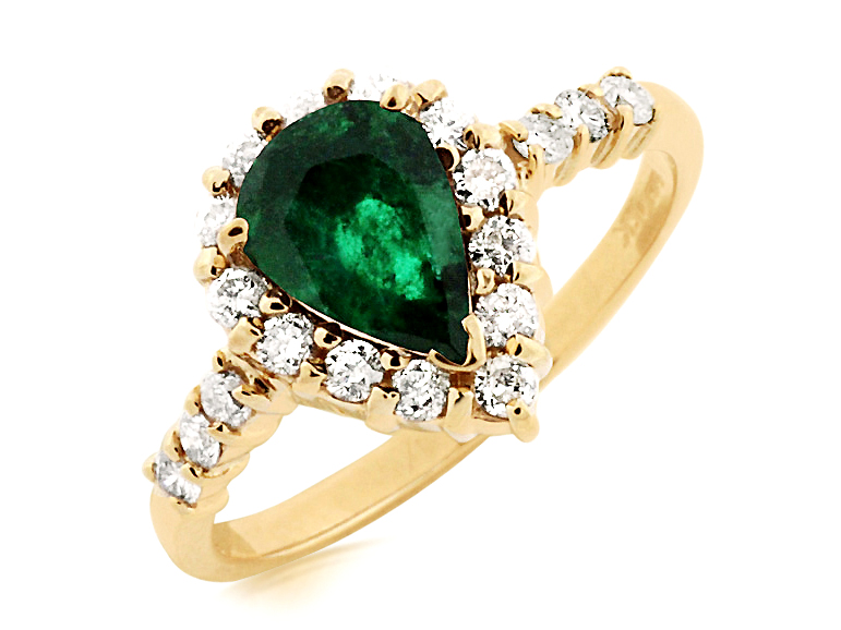 EMERALD & DIAMOND RING