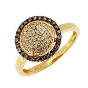 DIAMOND & MOCHA DIAMOND RING