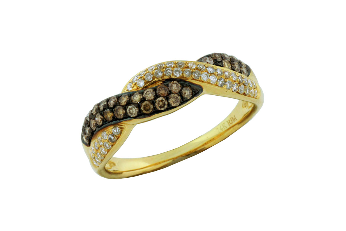 DIAMOND & MOCHA DIAMOND RING