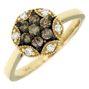 DIAMOND & MOCHA DIAMOND RING