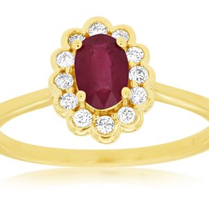 RUBY & DIAMOND RING
