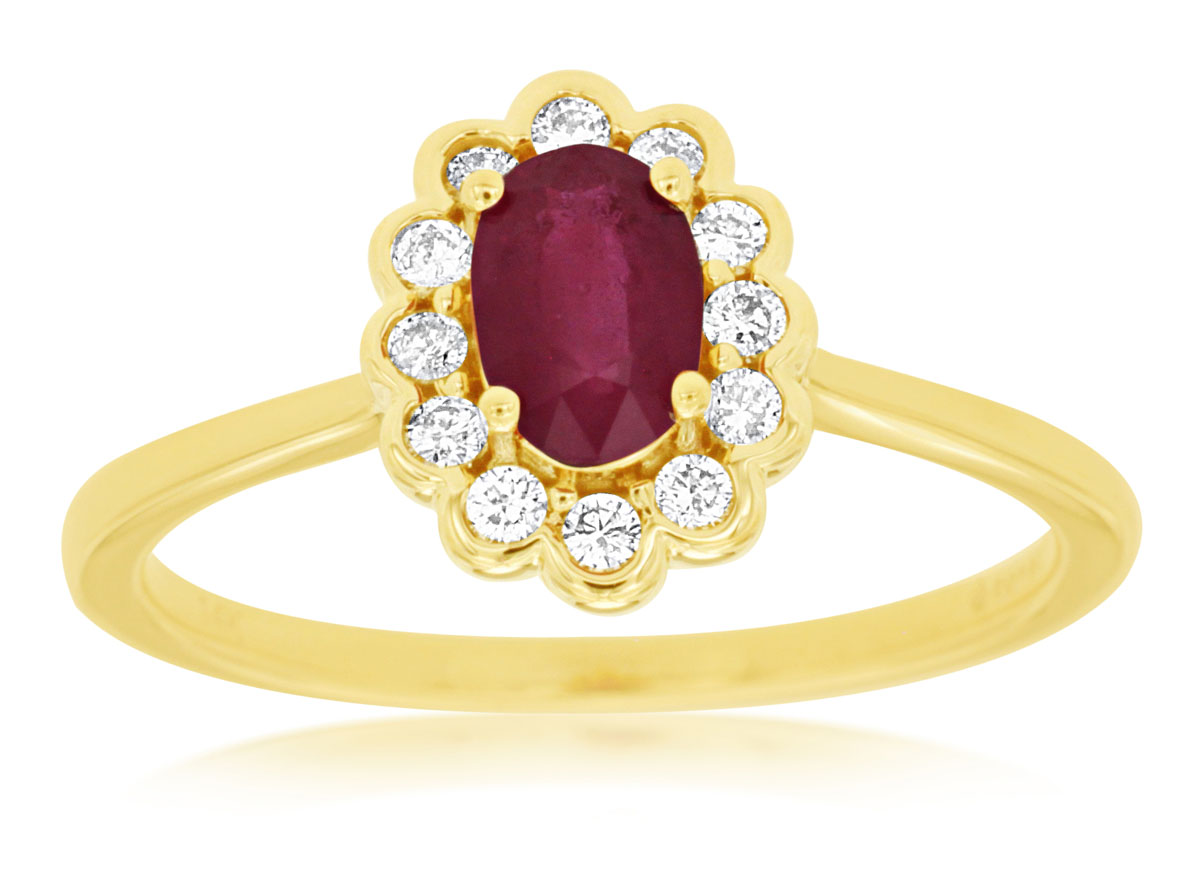 RUBY & DIAMOND RING