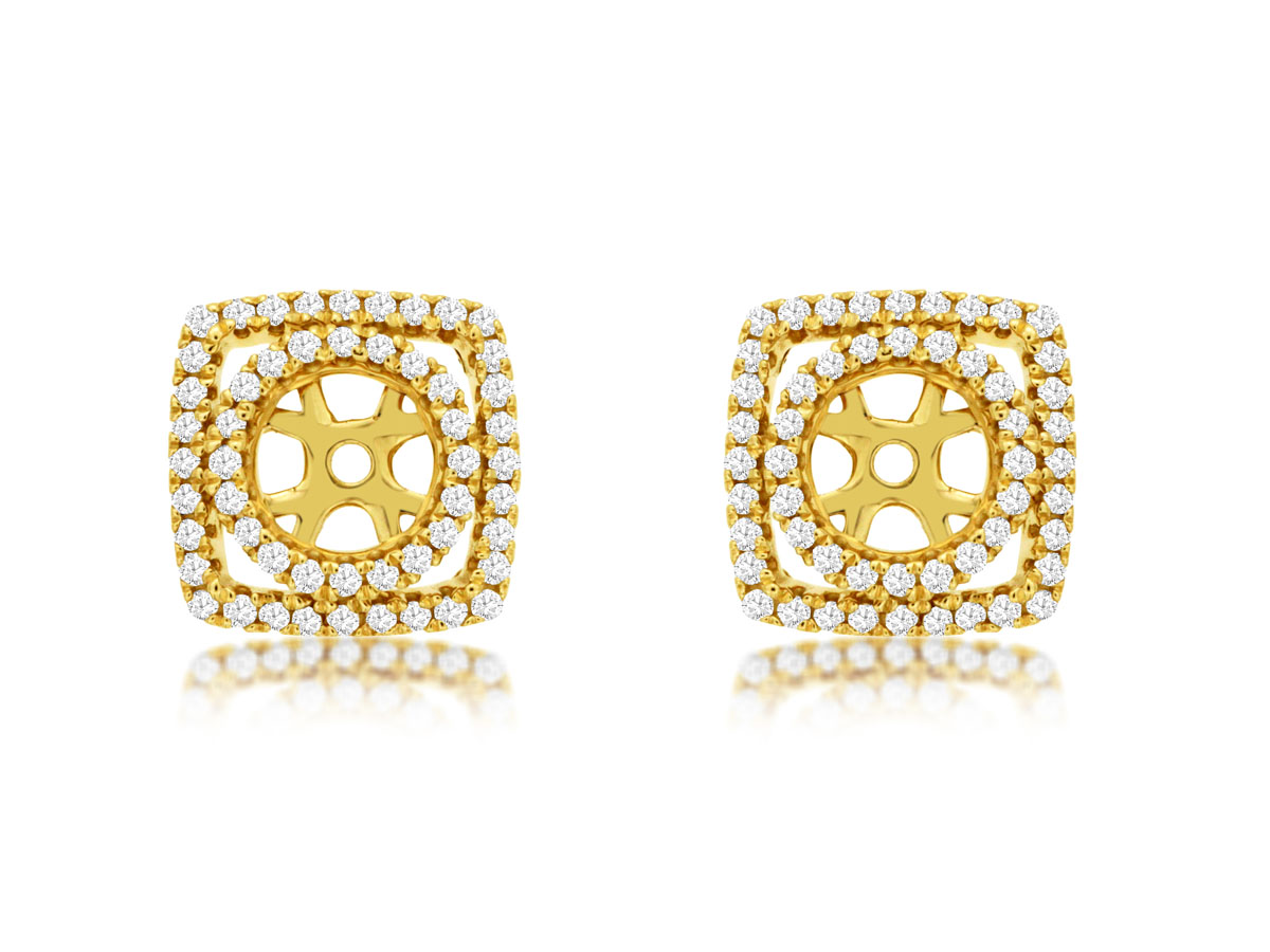 DIAMOND EARRING JACKETS 5.5MM